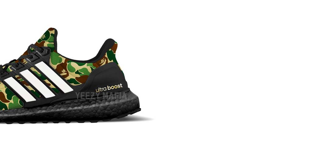 Mereka-reka Bentuk Kolaborasi adidas UltraBoost x BAPE